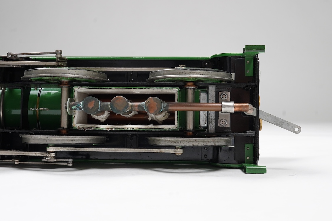 A Gauge One Aster Hobbies live steam Southern Railway Schools Class 4-4-0 tender locomotive, Tonbridge 905, with spirit fired working two cylinder slide valve motion. Together with assembly diagrams and some other paperw